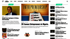 What Newsofnigeria.com website looked like in 2020 (3 years ago)