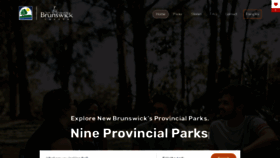 What Nbparks.ca website looked like in 2020 (3 years ago)