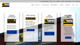 What Nfsi.org website looked like in 2020 (3 years ago)