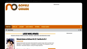 What Novelsonline.net website looked like in 2020 (3 years ago)
