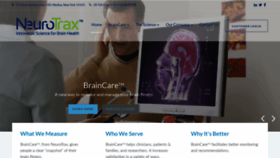 What Neurotrax.com website looked like in 2020 (3 years ago)