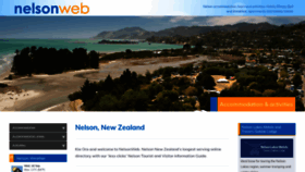 What Nelson.co.nz website looked like in 2020 (3 years ago)