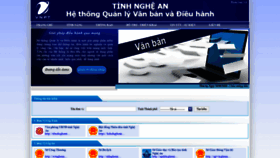 What Nghean.vnptioffice.vn website looked like in 2020 (3 years ago)