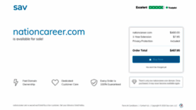 What Nationcareer.com website looked like in 2020 (3 years ago)
