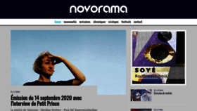 What Novorama.com website looked like in 2020 (3 years ago)
