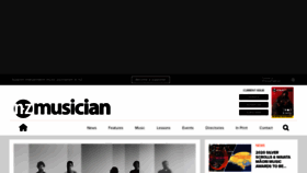 What Nzmusician.co.nz website looked like in 2020 (3 years ago)