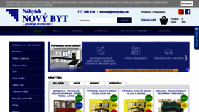 What Novy-byt.cz website looked like in 2020 (4 years ago)
