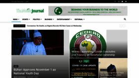What Newsjournal.com.ng website looked like in 2020 (3 years ago)