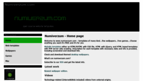 What Numiverzum.com website looked like in 2020 (3 years ago)