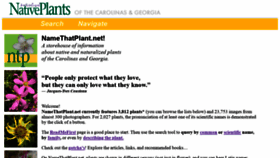 What Namethatplant.net website looked like in 2020 (3 years ago)