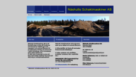 What Nashultsschaktmaskiner.se website looked like in 2020 (3 years ago)