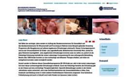 What Neugeborenenscreening.at website looked like in 2020 (3 years ago)