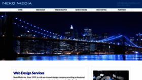 What Nekomedia.com website looked like in 2020 (3 years ago)