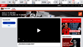 What Nacionespn.com website looked like in 2020 (3 years ago)