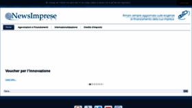 What Newsimprese.it website looked like in 2020 (3 years ago)