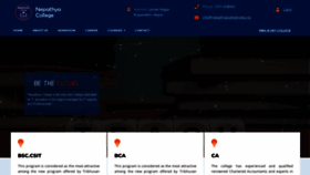 What Nepathyacollege.edu.np website looked like in 2020 (3 years ago)