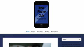 What Newiphoneclub.com website looked like in 2020 (3 years ago)