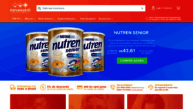 What Nutrii.com.br website looked like in 2020 (3 years ago)