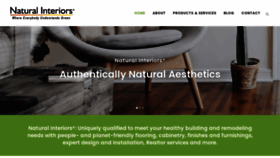 What Naturalinteriors.com website looked like in 2020 (3 years ago)