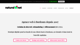 What Natural-net.fr website looked like in 2020 (3 years ago)