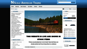 What Nscaleamericantrains.co.uk website looked like in 2020 (3 years ago)