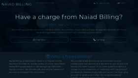 What Naiadbilling.com website looked like in 2020 (3 years ago)