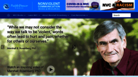 What Nonviolentcommunication.com website looked like in 2020 (3 years ago)
