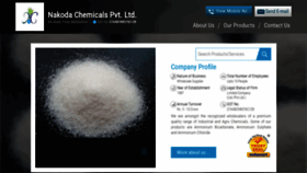 What Nakodachemical.co.in website looked like in 2020 (3 years ago)