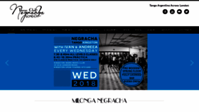 What Negrachatangoclub.com website looked like in 2020 (3 years ago)