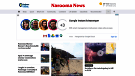 What Naroomanewsonline.com.au website looked like in 2020 (3 years ago)