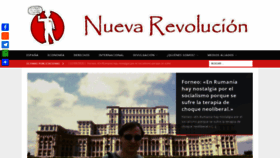 What Nuevarevolucion.es website looked like in 2020 (3 years ago)