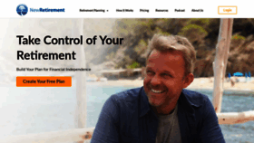 What Newretirement.com website looked like in 2020 (3 years ago)