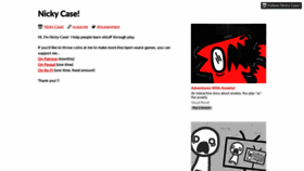 What Ncase.itch.io website looked like in 2020 (4 years ago)
