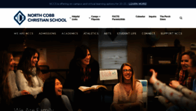 What Ncchristian.org website looked like in 2020 (3 years ago)