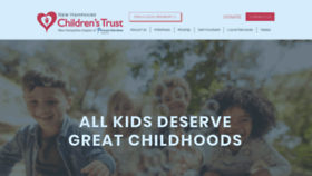 What Nhchildrenstrust.org website looked like in 2020 (3 years ago)