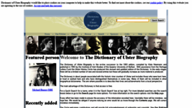 What Newulsterbiography.co.uk website looked like in 2020 (3 years ago)