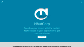 What Nhutcorp.com website looked like in 2020 (3 years ago)