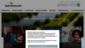 What Neckarsulm.de website looked like in 2020 (3 years ago)
