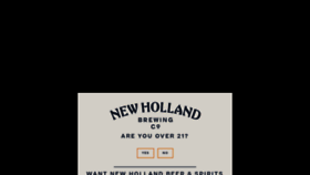 What Newhollandbrew.com website looked like in 2020 (3 years ago)