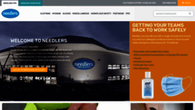 What Needlers.co.uk website looked like in 2020 (4 years ago)