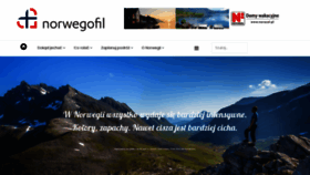 What Norwegofil.pl website looked like in 2020 (3 years ago)
