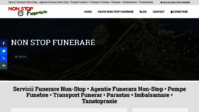 What Nonstopfunerare.ro website looked like in 2020 (3 years ago)