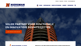 What Niersman.com website looked like in 2020 (3 years ago)