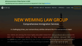 What Nwmlaw.com website looked like in 2020 (3 years ago)