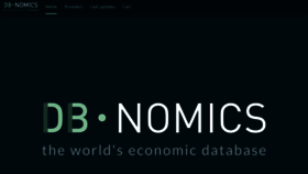 What Nomics.world website looked like in 2020 (3 years ago)