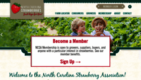 What Ncstrawberry.com website looked like in 2020 (3 years ago)