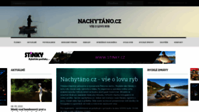 What Nachytano.cz website looked like in 2020 (3 years ago)