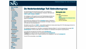 What Ntg.nl website looked like in 2020 (5 years ago)