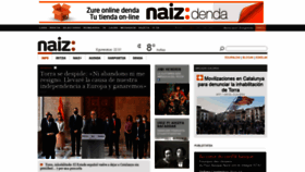 What Naiz.info website looked like in 2020 (3 years ago)