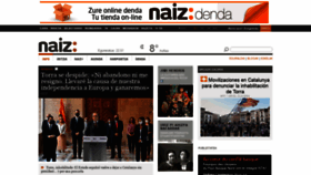What Naiz.info website looked like in 2020 (5 years ago)